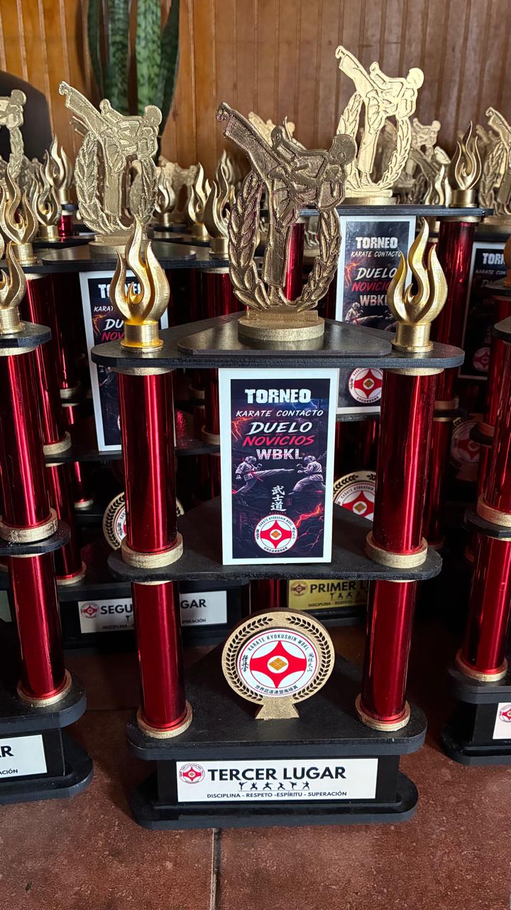 Trofeo Multinivel 3 columnas - Imagen 3